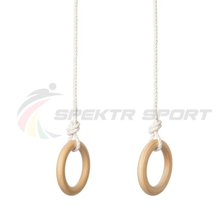 Купить Кольца гимнастические деревянные (фанера 18 мм, покрытие: эмаль, лак или пропитка) в Макарове 